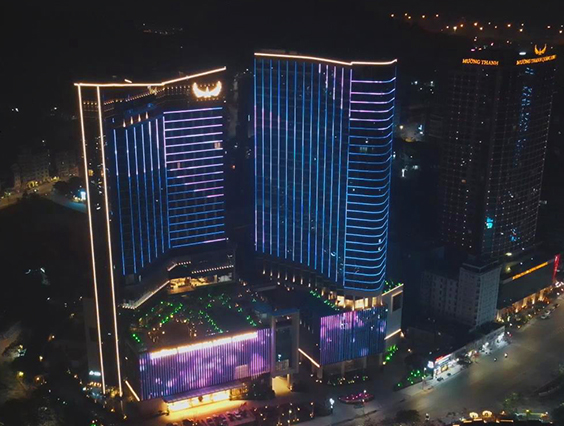 北緯20度的海濱燈光，越南Muong Thanh Ha Long Centre